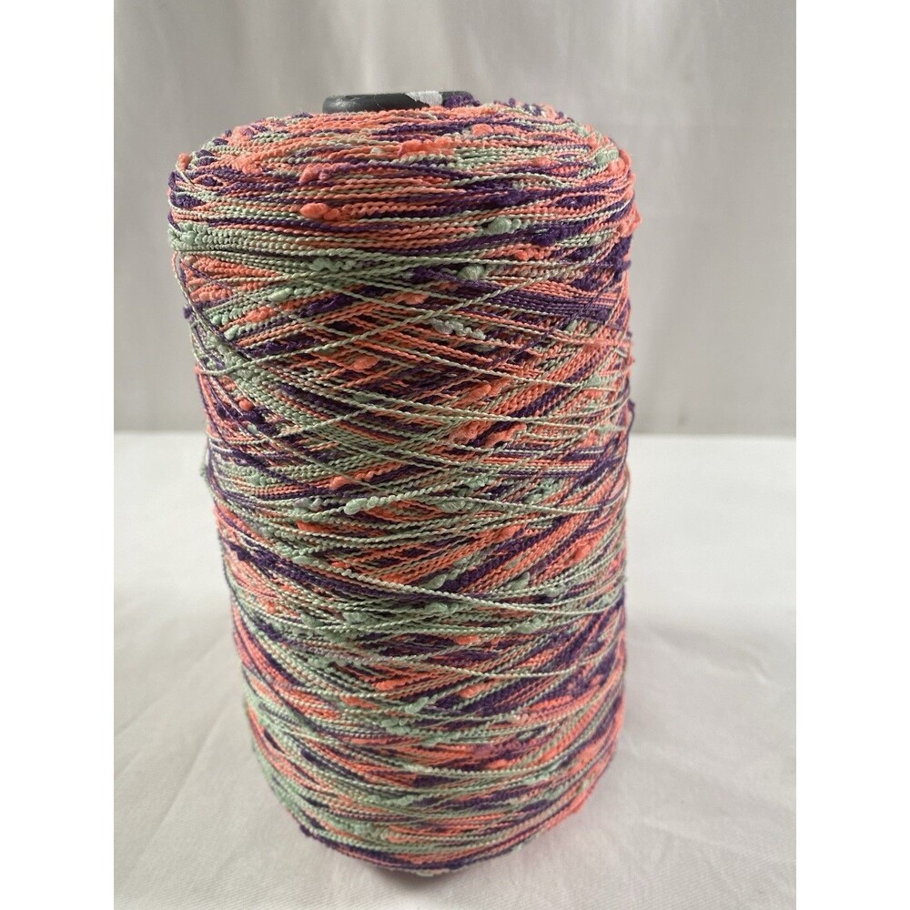 Fancy Cone Yarn Red Pink Slub Thread Clothes Needlework NW 550g #922